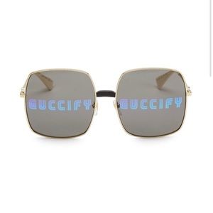 NWOT GUCCI 💎 60MM Guccify Unisex Square Sunglasses